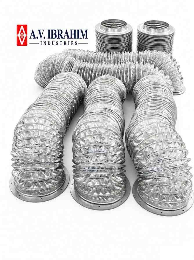 Large aluminium bellow
