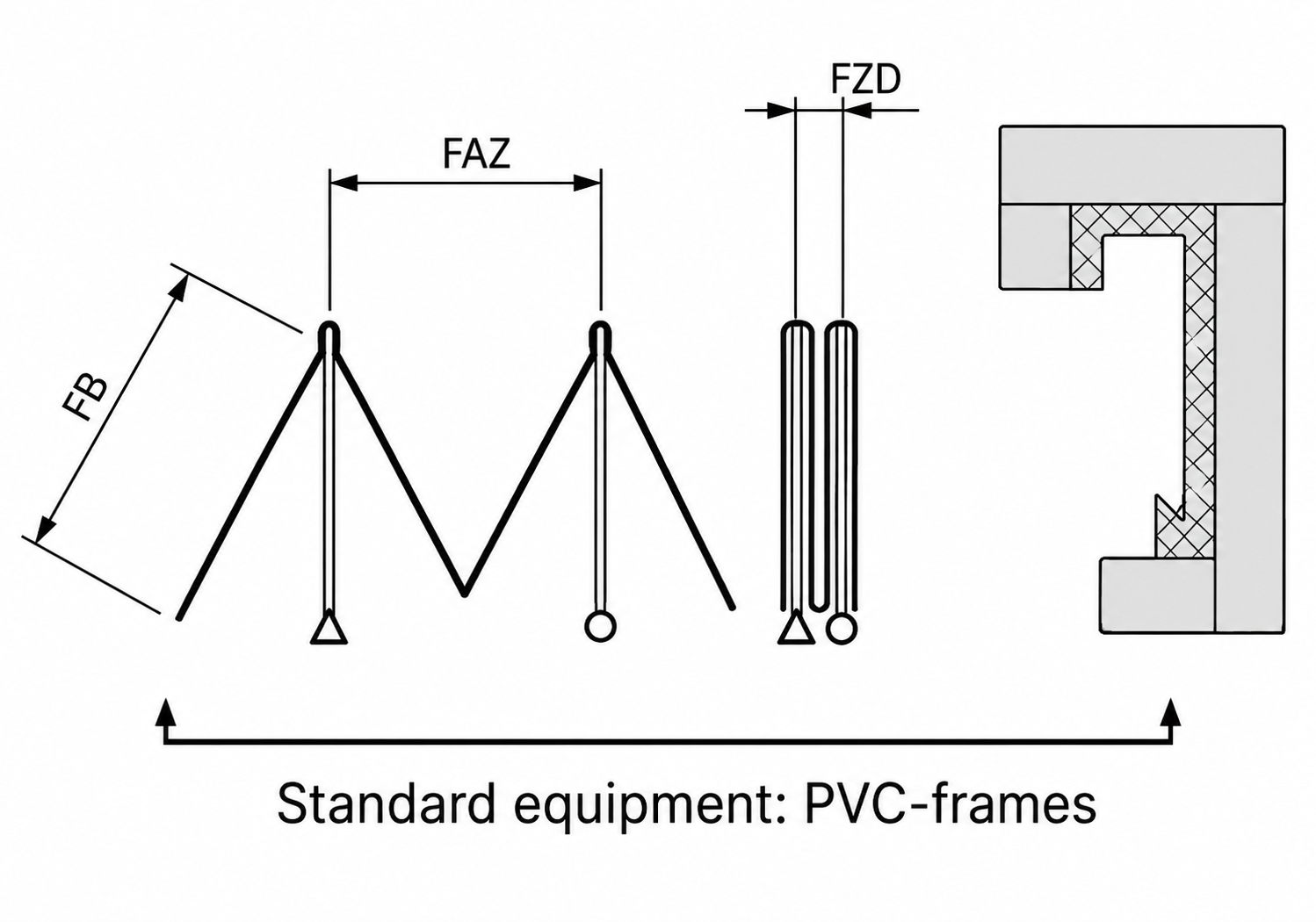Elastic Bellows Technical Drawing