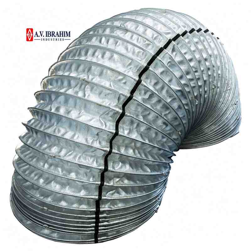 Aluminium coated high temperature bellow