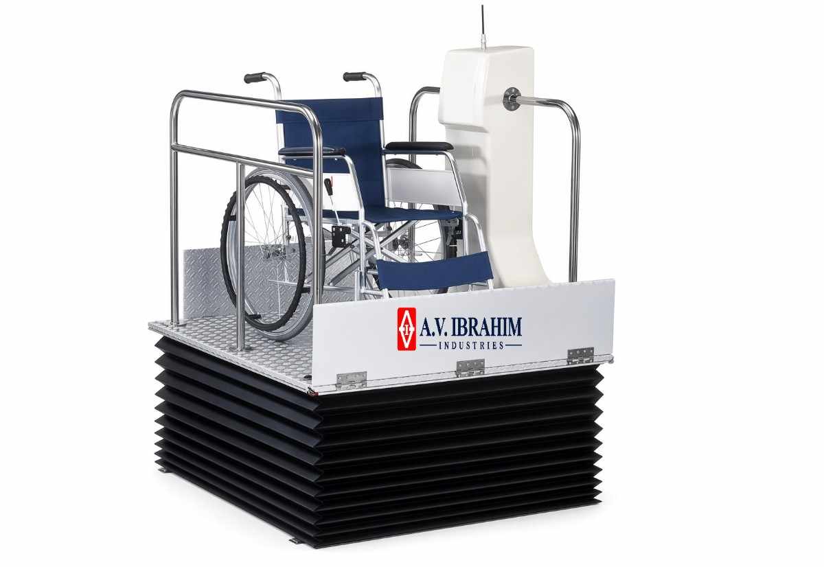 Example of laminated bellow for easy installation